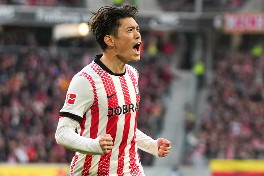 フライブルクの鈴木唯人【写真:picture alliance/アフロ】