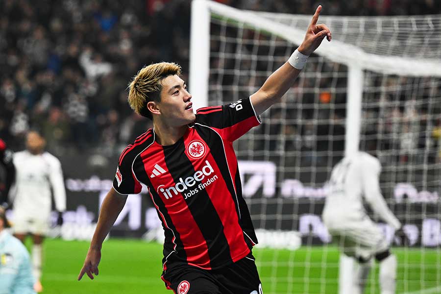 フランクフルトの堂安律【写真：picture alliance/アフロ】