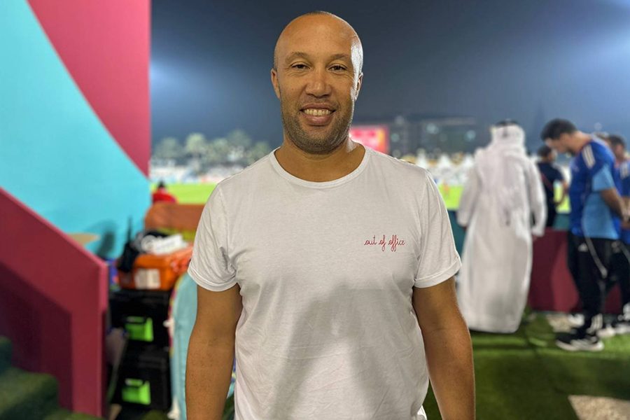 U-17W杯を視察したミカエル・シルヴェストル氏