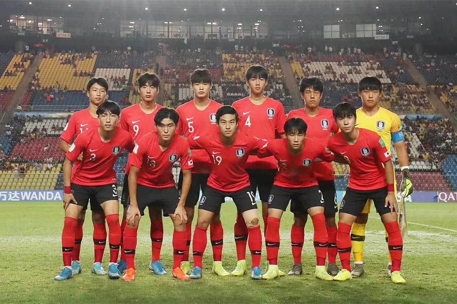 U-17韓国代表が32強で敗退(写真は前回大会)【写真:アフロ】