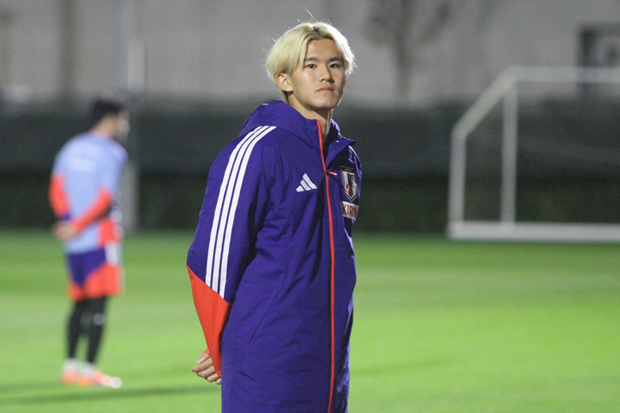 初招集となった後藤啓介【写真：FOOTBALL ZONE編集部】