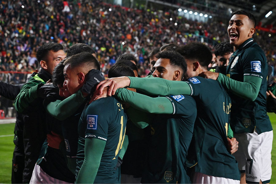 ブラジル代表にも勝利したボリビア代表【写真:ロイター/アフロ】