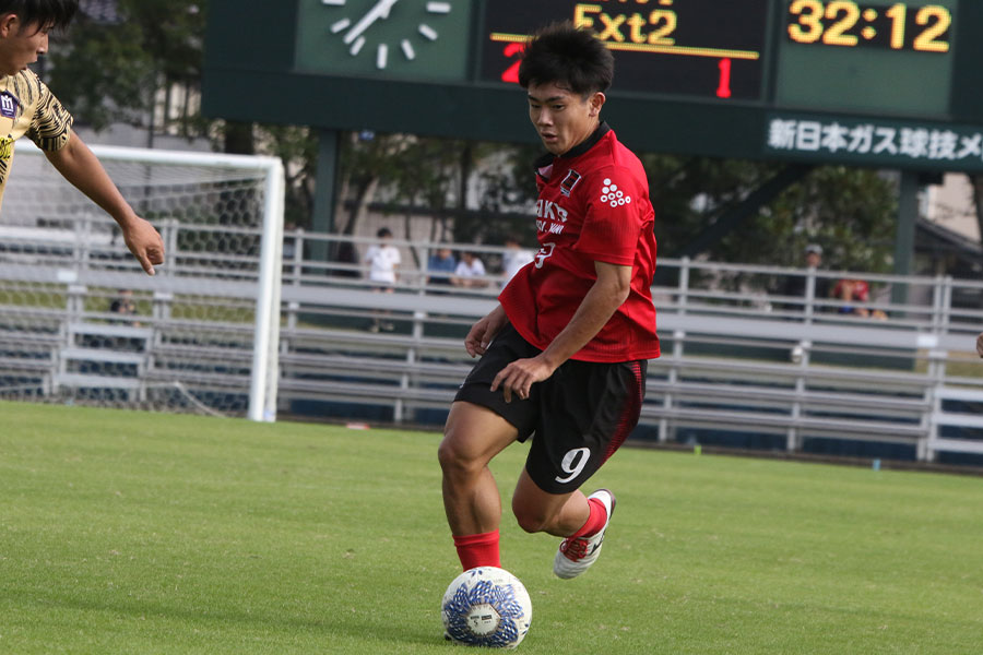 帝京大可児の井上蓮斗【写真：FOOTBALL ZONE編集部】