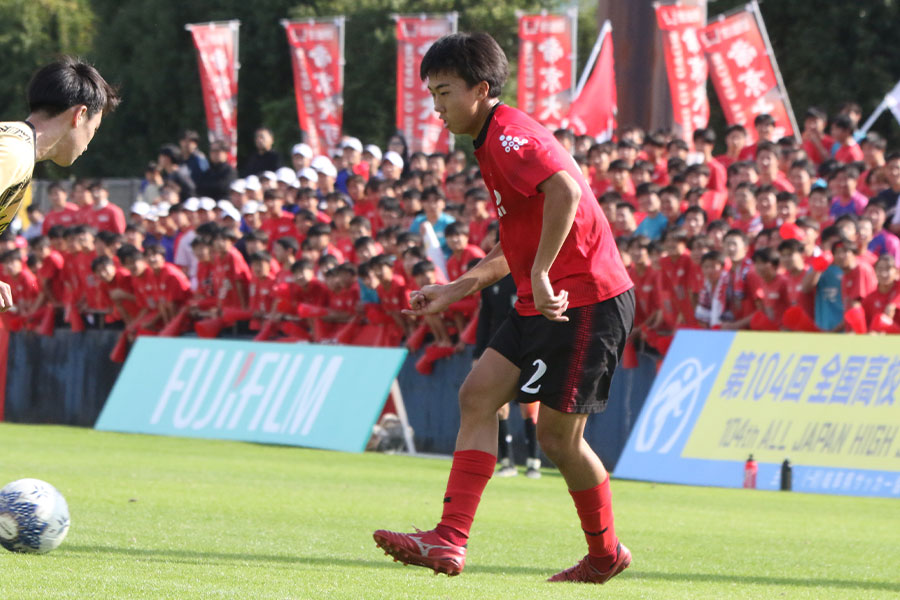 帝京大可児の杉田結飛【写真：FOOTBALL ZONE編集部】