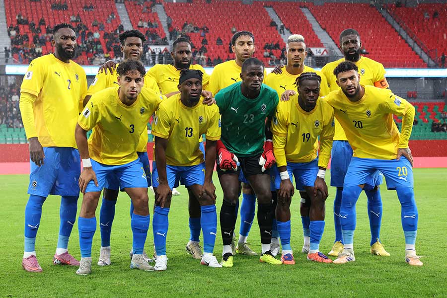W杯出場を逃したガボン代表【写真：ロイター】
