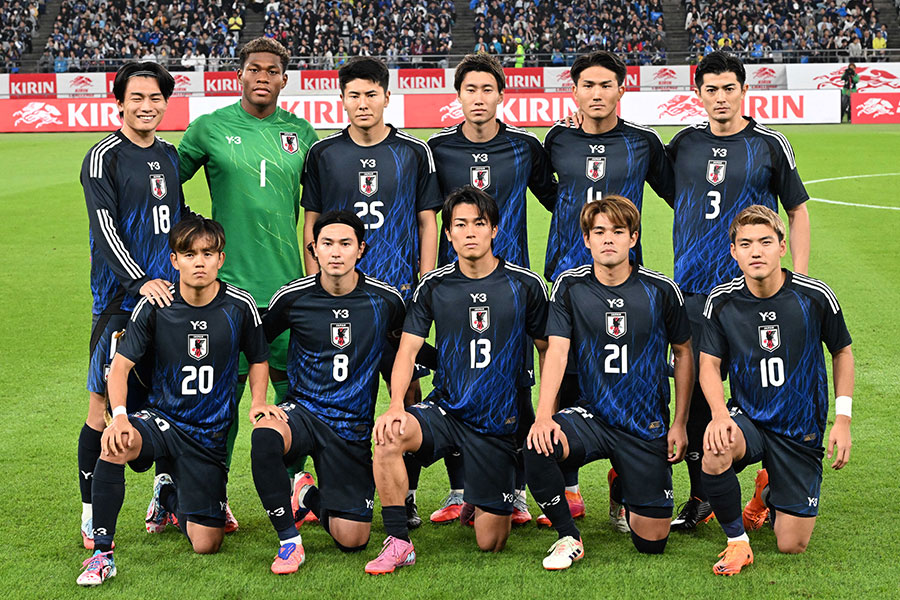 ガーナ戦のスタメンが発表【写真:徳原隆元】
