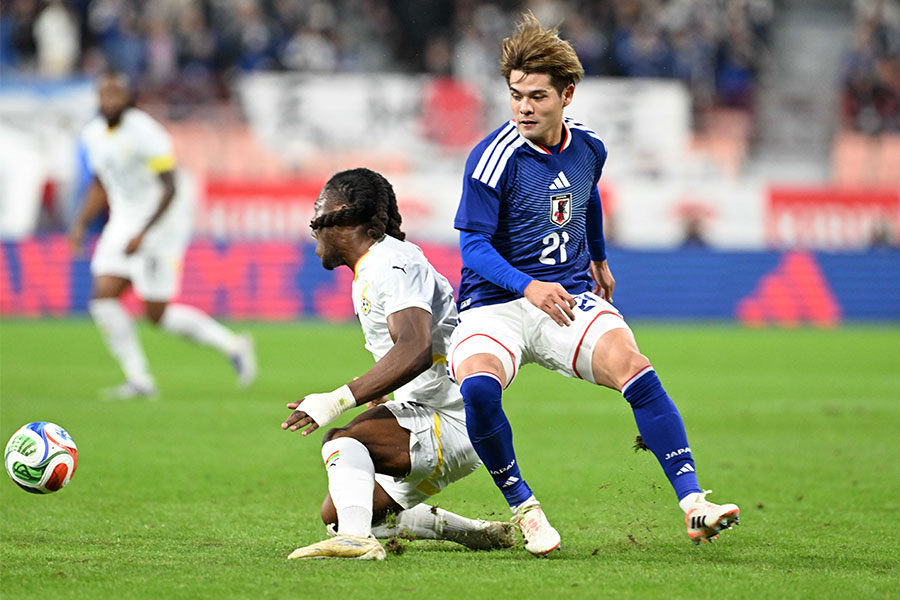 圧巻のパフォーマンスを見せた佐野海舟【写真：徳原隆元】