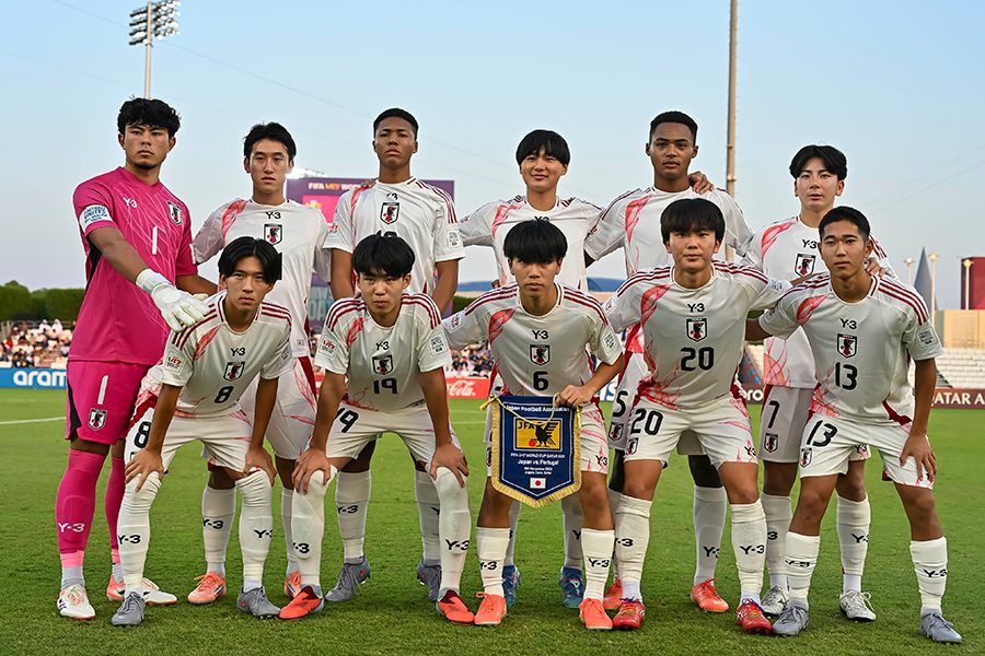 U-17日本代表【写真：新華社/アフロ】
