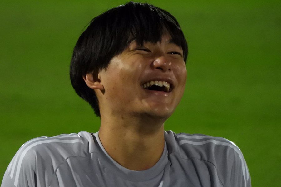 U-17日本代表の藤田明日翔【写真：FOOTBALL ZONE編集部】