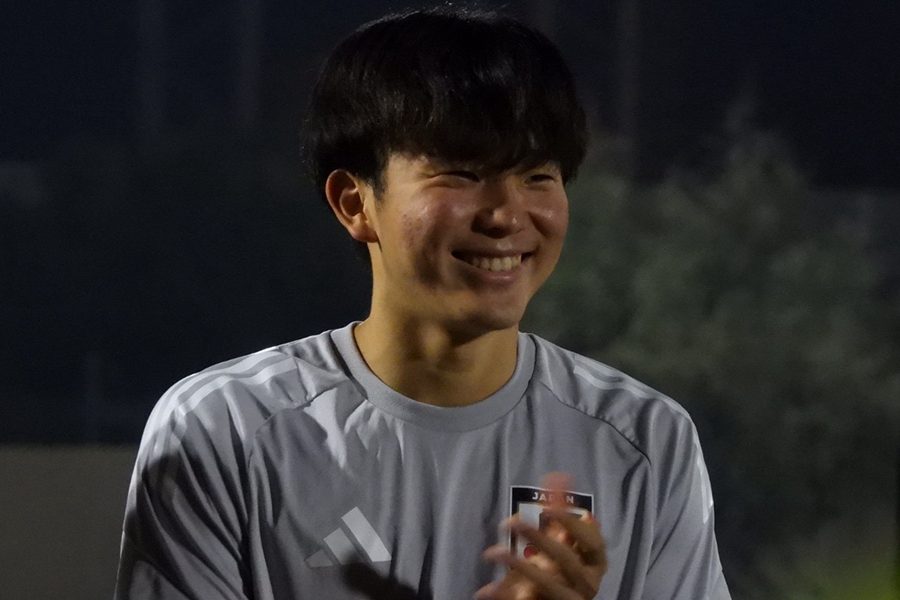 U-17日本代表の瀬口大翔【写真：FOOTBALL ZONE編集部】