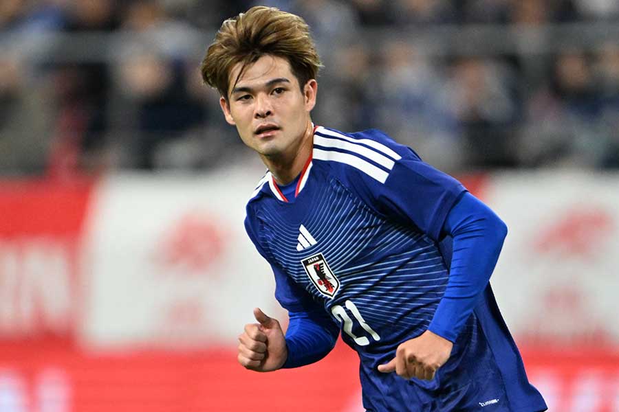 日本代表の佐野海舟【写真:徳原隆元】