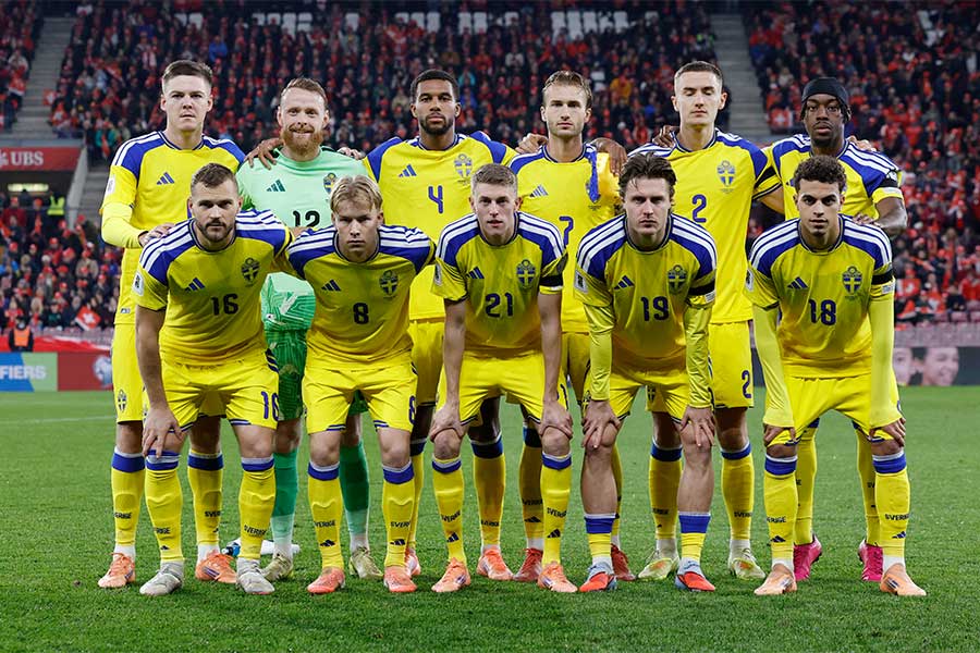 W杯予選で大不振のスウェーデン代表【写真:ロイター】