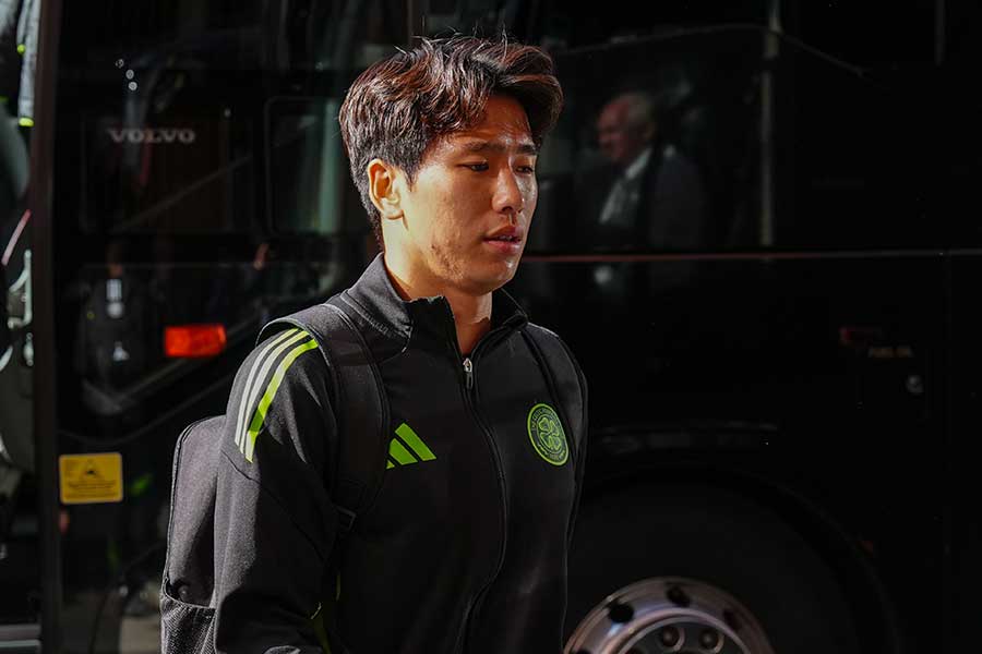 セルティックの山田新【写真:REX/アフロ】