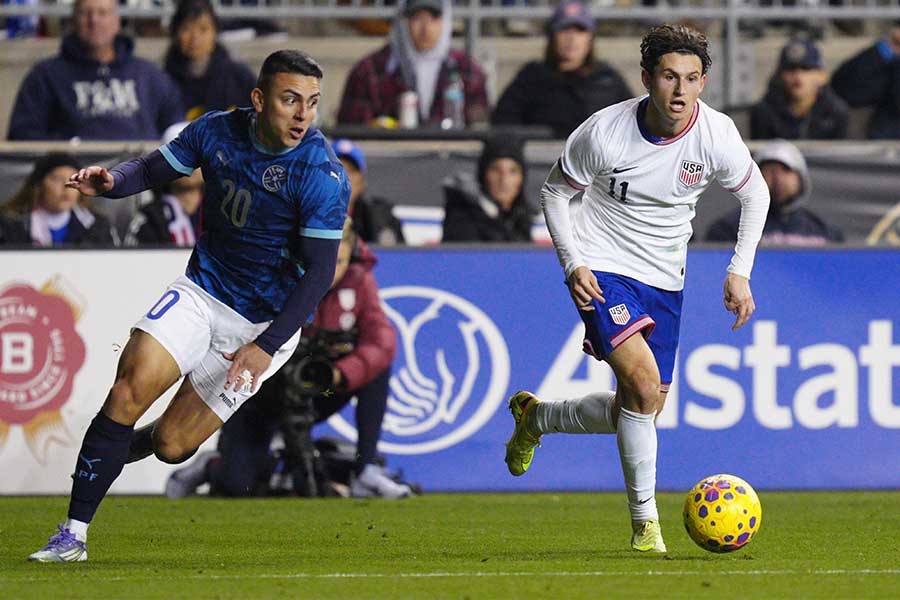 アメリカ対パラグアイで大乱闘が発生【写真:AP/アフロ】
