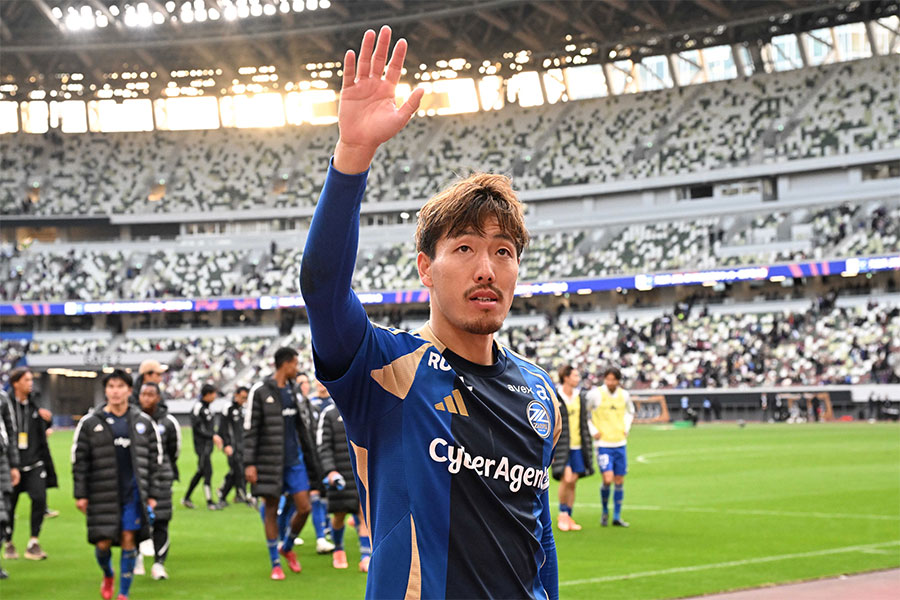 昌子源が熊坂光希の意外な一面を話した【写真:徳原隆元】