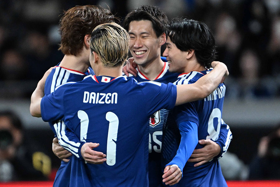 日本代表がボリビア代表に3-0で勝利【写真:徳原隆元】