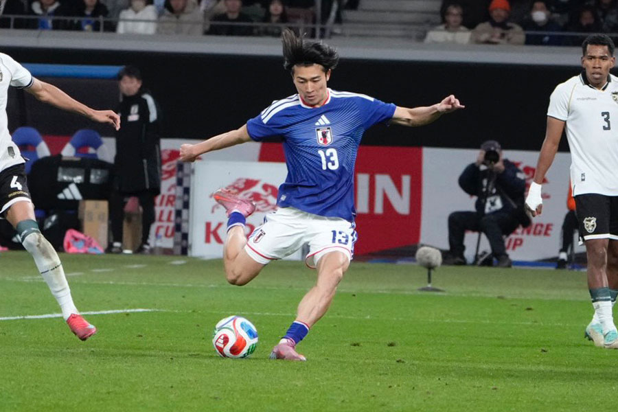中村敬斗がボリビア戦で1G1A【写真:増田美咲】