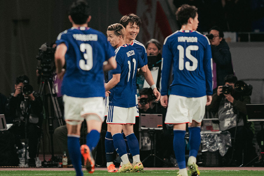 日本代表が3ゴールでボリビアに勝利【写真：岩本太成】