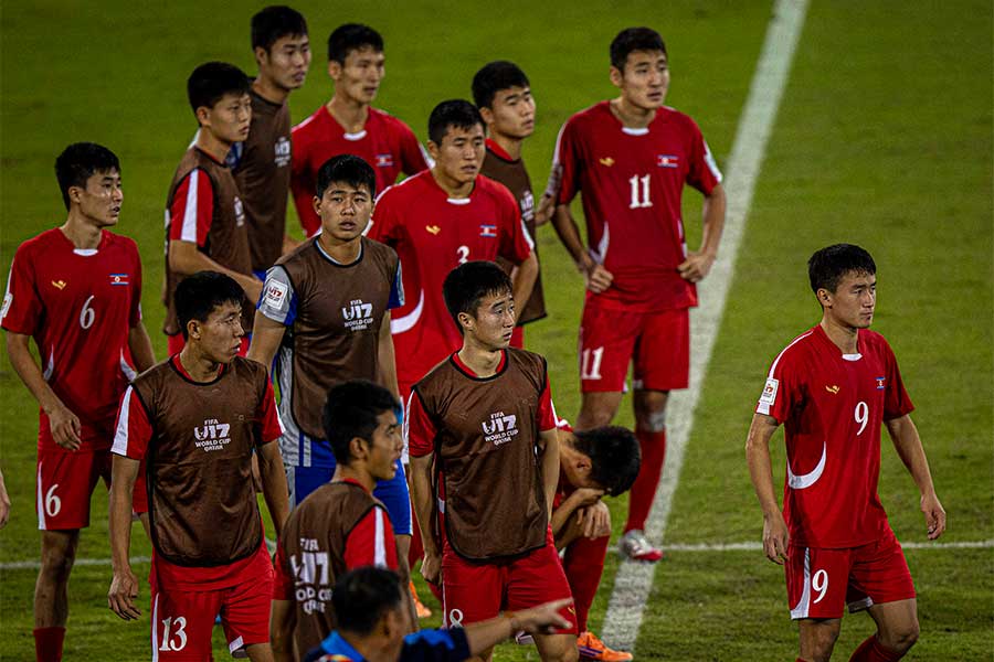 北朝鮮選手の振る舞いが韓国でも波紋【写真:アフロ】