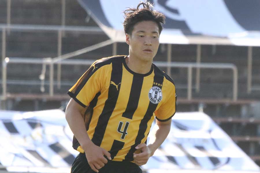 前橋育英の市川劉星【写真:FOOTBALL ZONE編集部】