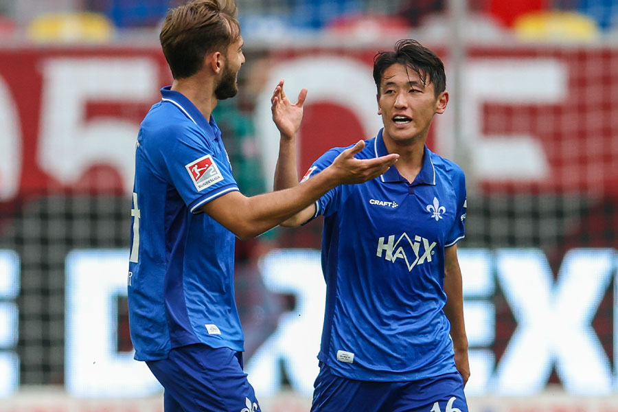 ダルムシュタットで活躍する秋山裕紀(試合速報)【写真:picture alliance/アフロ】