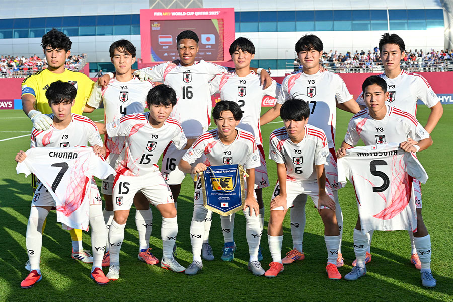 ベスト8で敗退となったU-17日本代表【写真:アフロ】