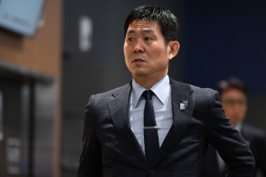 森保一監督がワールドカップの組分けについて言及【写真：徳原隆元】