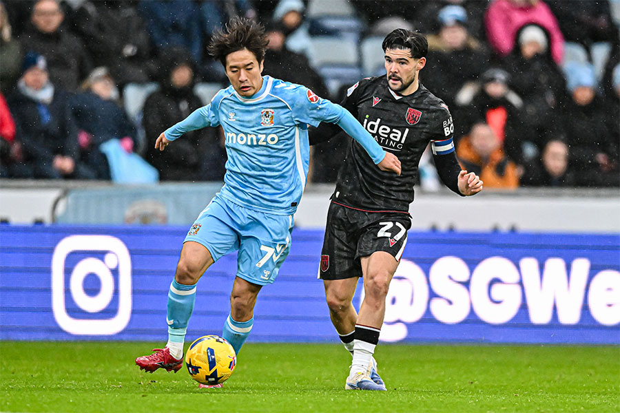 コベントリー・シティの坂元達裕【写真:REX/アフロ】