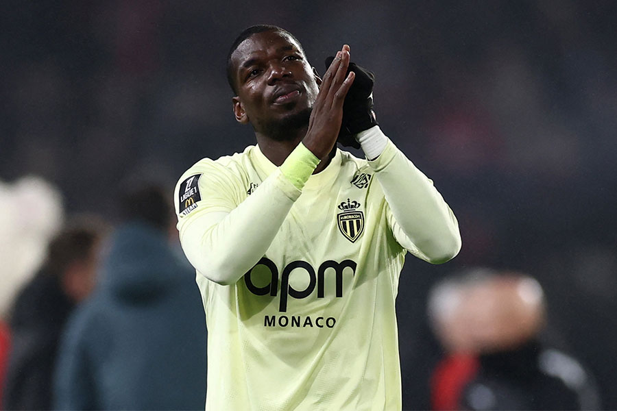 モナコのポール・ポグバが2年2か月ぶりの復帰【写真：ロイター】