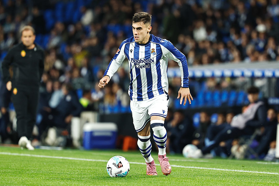 レアル・ソシエダのアンデル・バレネチェア【写真：ムツ・カワモリ/アフロ】