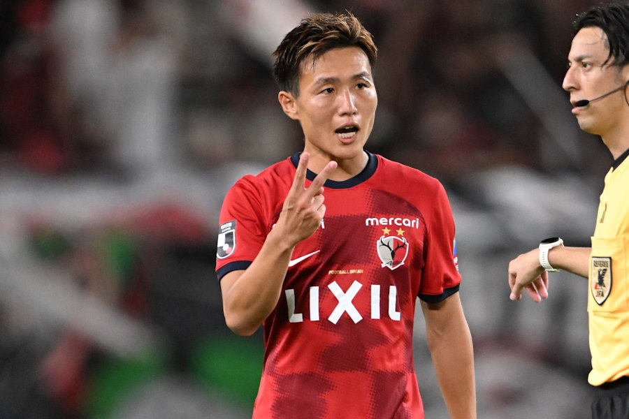 鹿島でプレーする三竿健斗【写真:徳原隆元】
