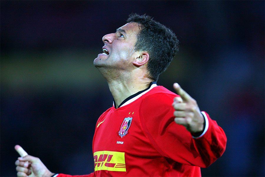 浦和レッズOBのワシントン(写真は2007年時)【写真:アフロスポーツ】