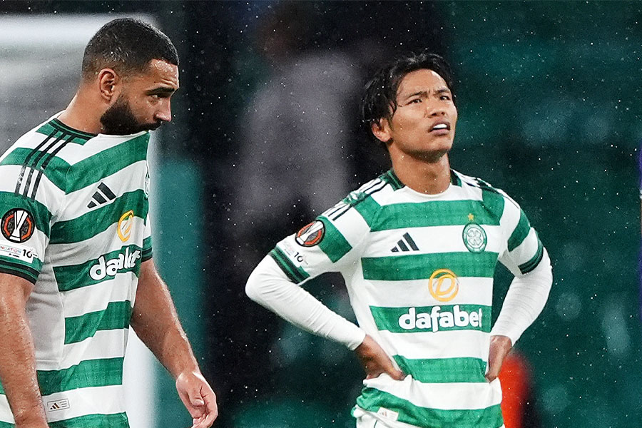 セルティックの旗手怜央【写真:PA Images/アフロ】