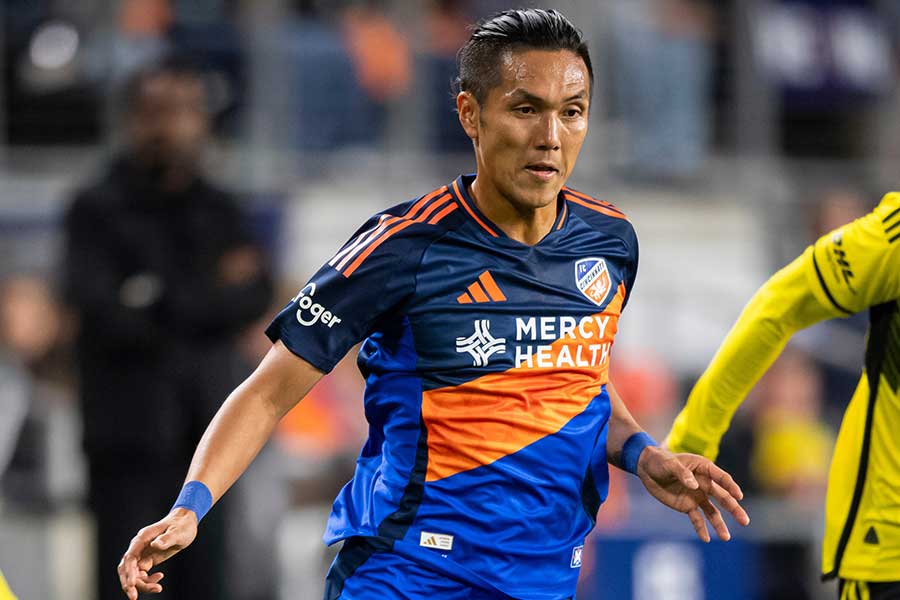 シンシナティでプレーする久保裕也【写真:AP/アフロ】