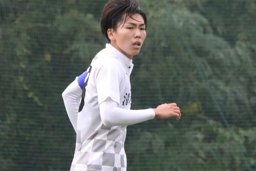 中部大学の樋口有斗【写真：安藤隆人】