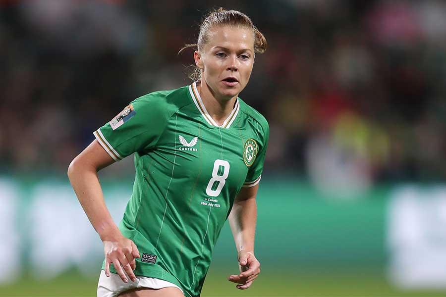 クリスタル・パレスでプレーするルーシャ・リトルジョン(写真は代表活動時)【写真:AP/アフロ】