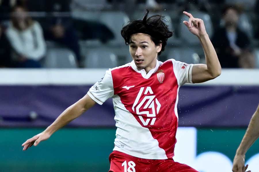 モナコの南野拓実【写真:ZUMA Press/アフロ】