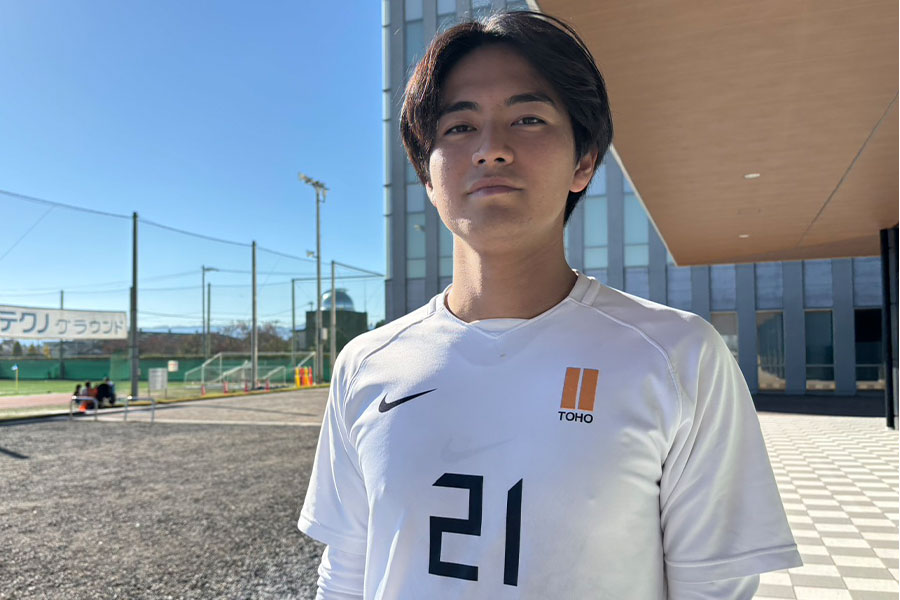 愛知東邦大学1年の宮里晄太朗【写真：安藤隆人】