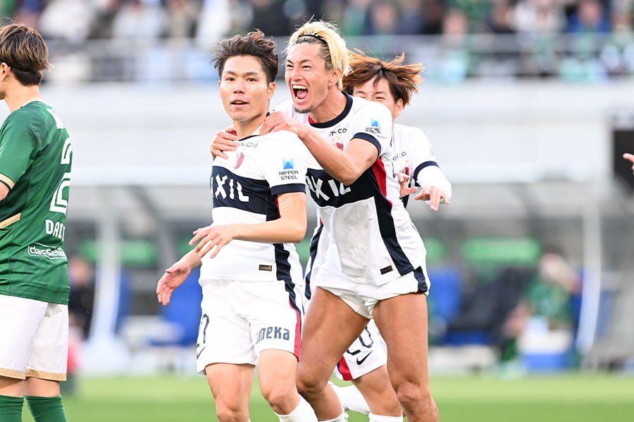 鈴木優磨がリーグ優勝に向けて思いを話した【写真：徳原隆元】