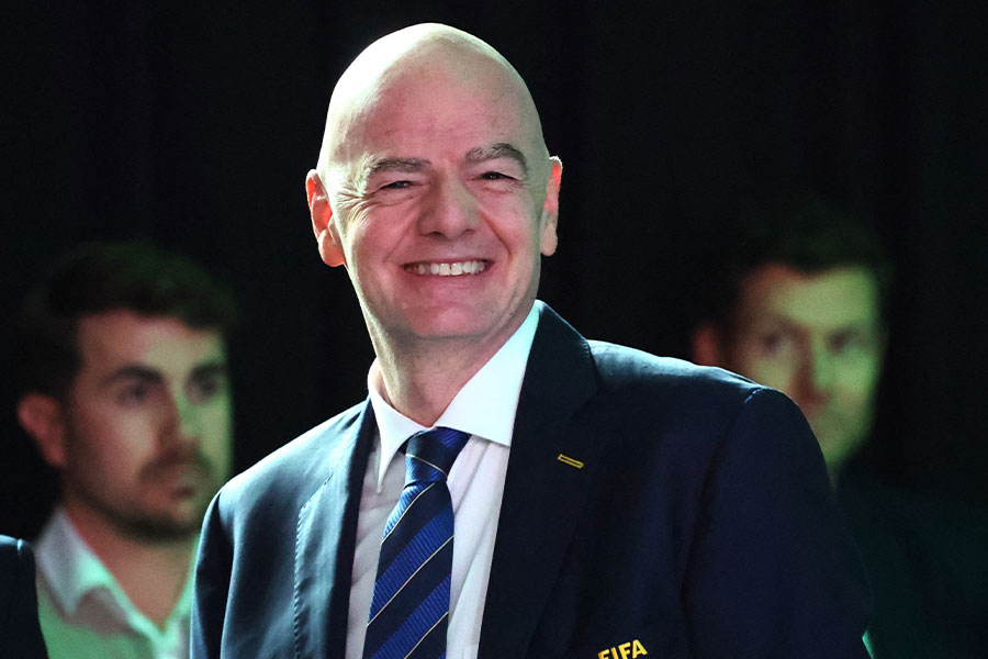 FIFAのジャンニ・インファンティーノ会長【写真:ロイター/アフロ】