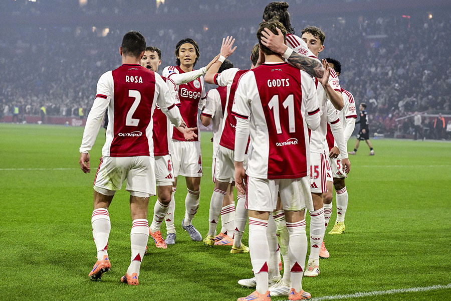 アヤックスとフローニンゲンの一戦がまさかの試合中止【写真：ANP Photo/アフロ】