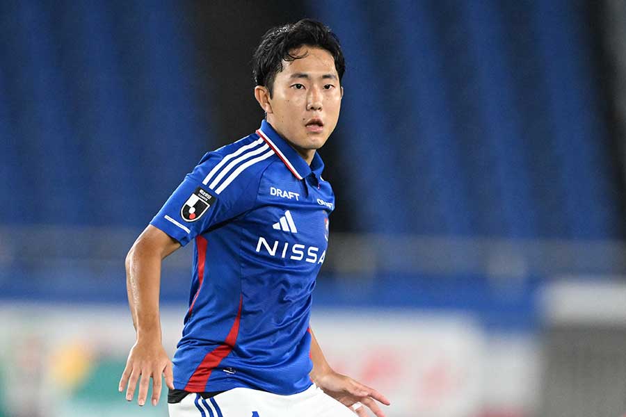 横浜FMの渡辺皓太【写真：徳原隆元】