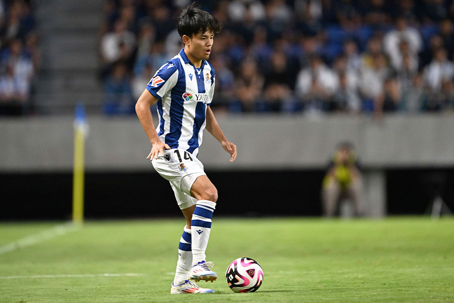 レアル・ソシエダで活躍する久保建英【写真:徳原隆元】