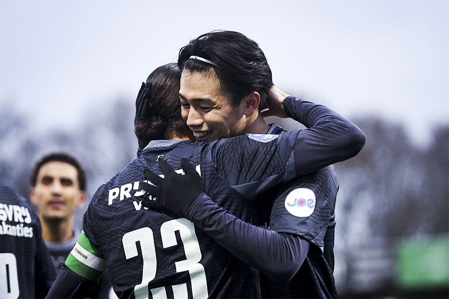 フェイエノールトの上田綺世が今季14ゴール目【写真:ANP Photo/アフロ】