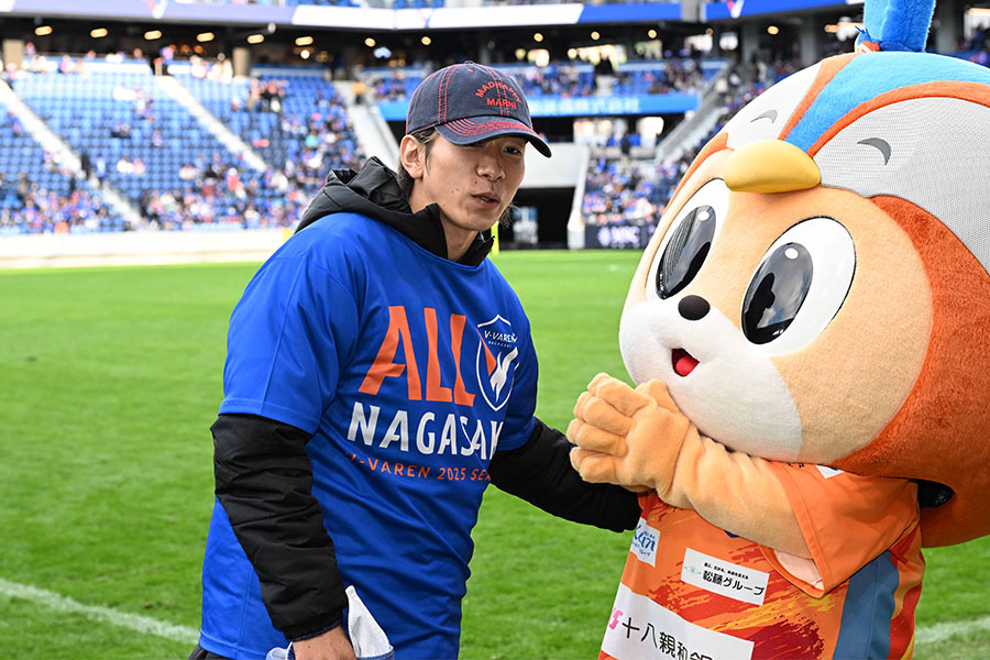 現在闘病中の長崎アタッカー名倉巧【写真：徳原隆元】