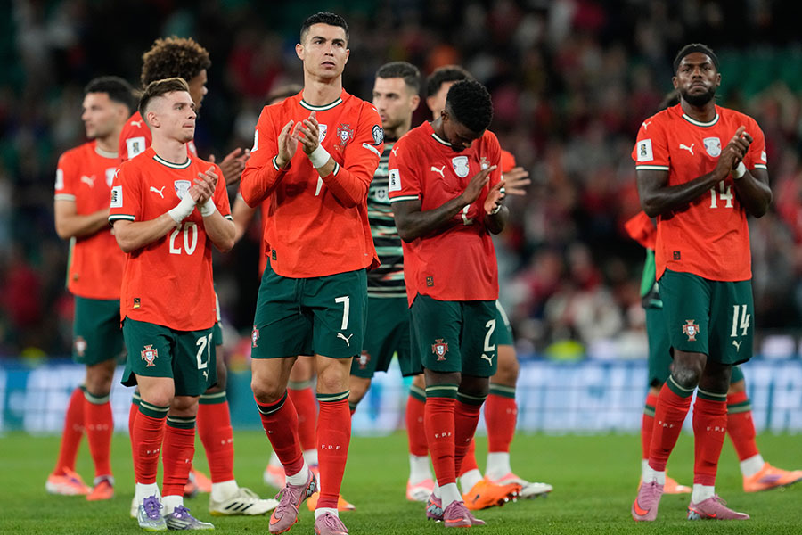 C・ロナウドらを擁するポルトガル代表【写真：AP/アフロ】