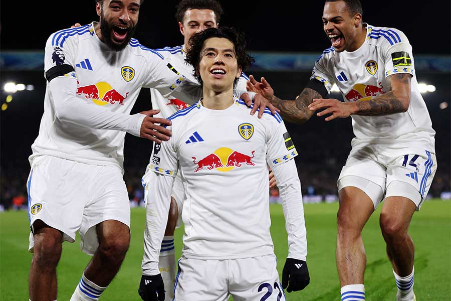 リーズの田中碧【写真：ロイター】