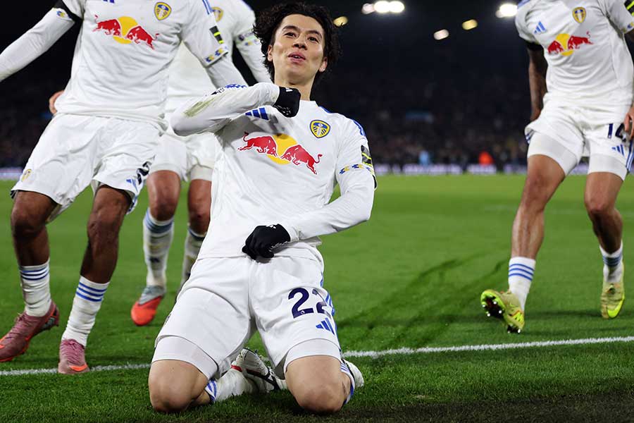 リーズの田中碧【写真：ロイター】