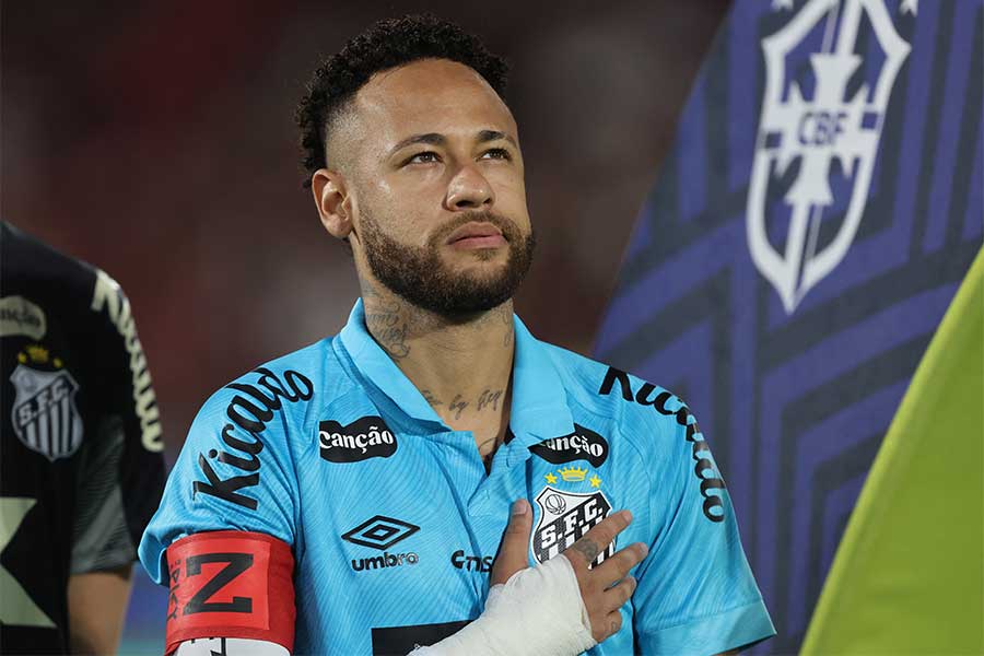 サントスのネイマール【写真：ロイター】