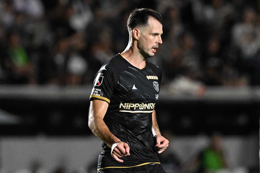 栃木シティのマテイ・ヨニッチ【写真:徳原隆元】